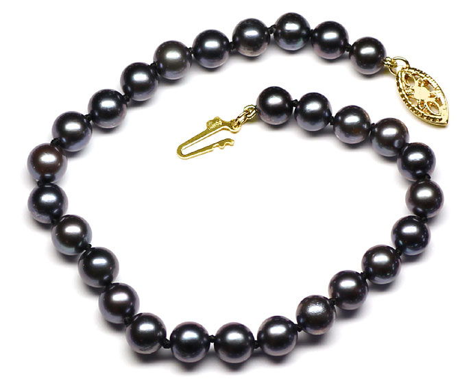 Foto 3 - Perlen Set Kette mit Clip Anhänger Armband und Ohrringe, R9120